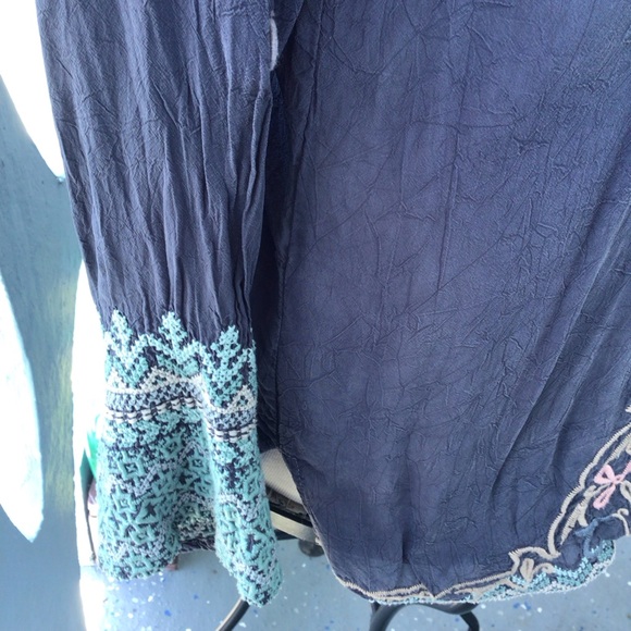 Johnny Was Long Sleeved Tunic Blouse Top - Picture 6 of 14